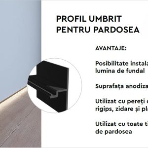 Profil Umbrit pentru Pardosea